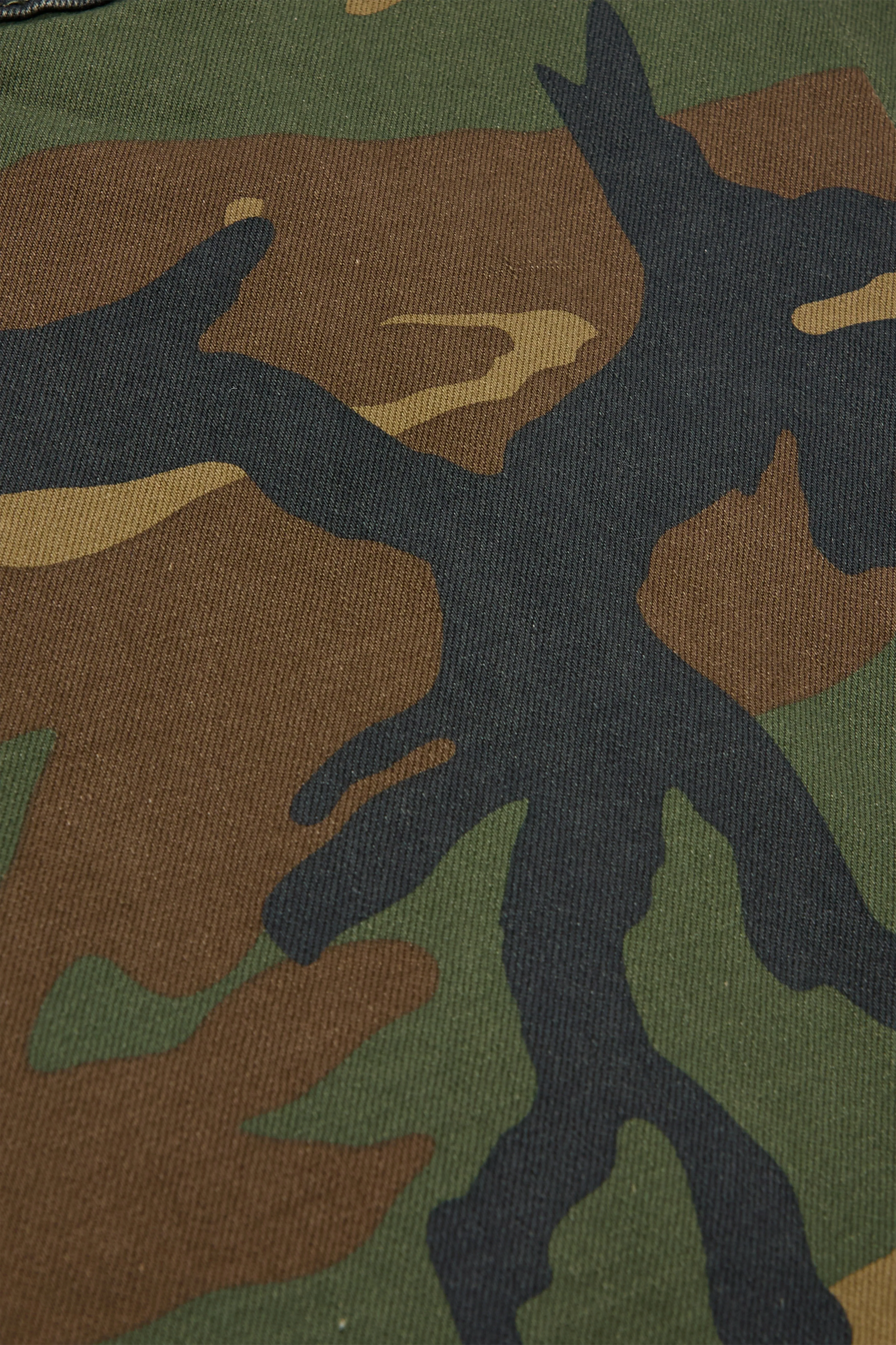 "SAFARI" FOILAGE GREEN BAGGY DENIM JEAN