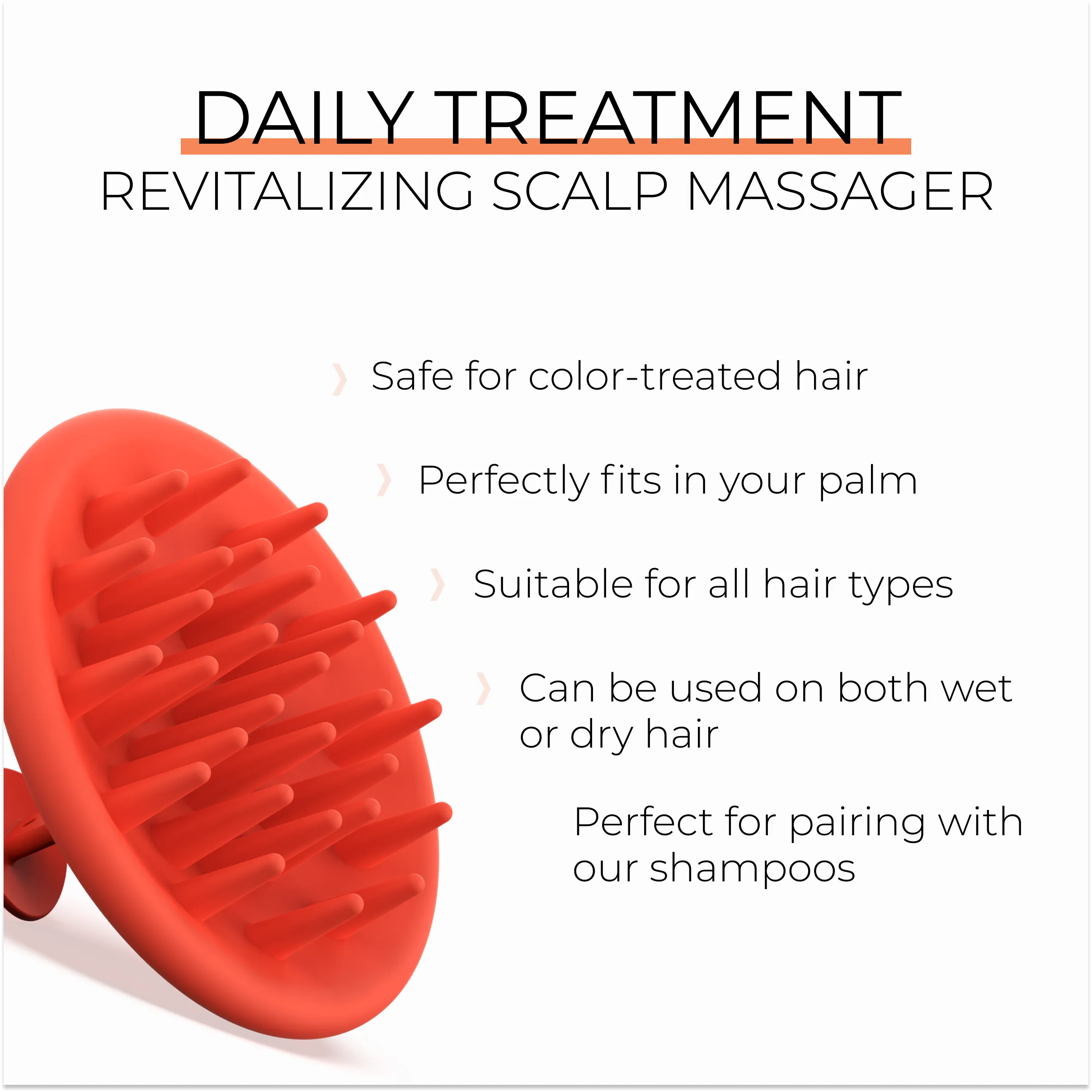 Revitalizing Scalp Brush | Scalp Massager & Exfoliator