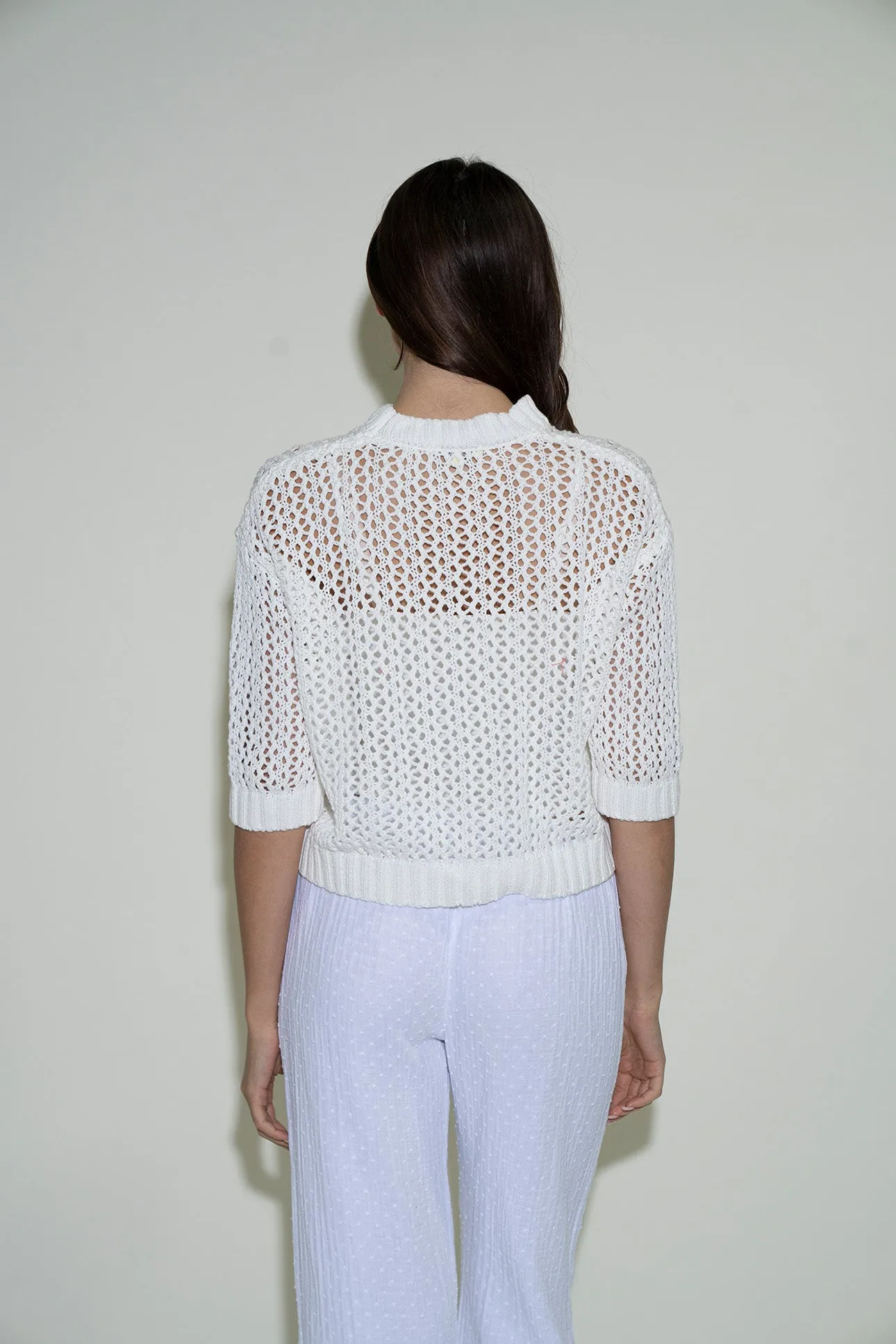 Sandra Sweater - White