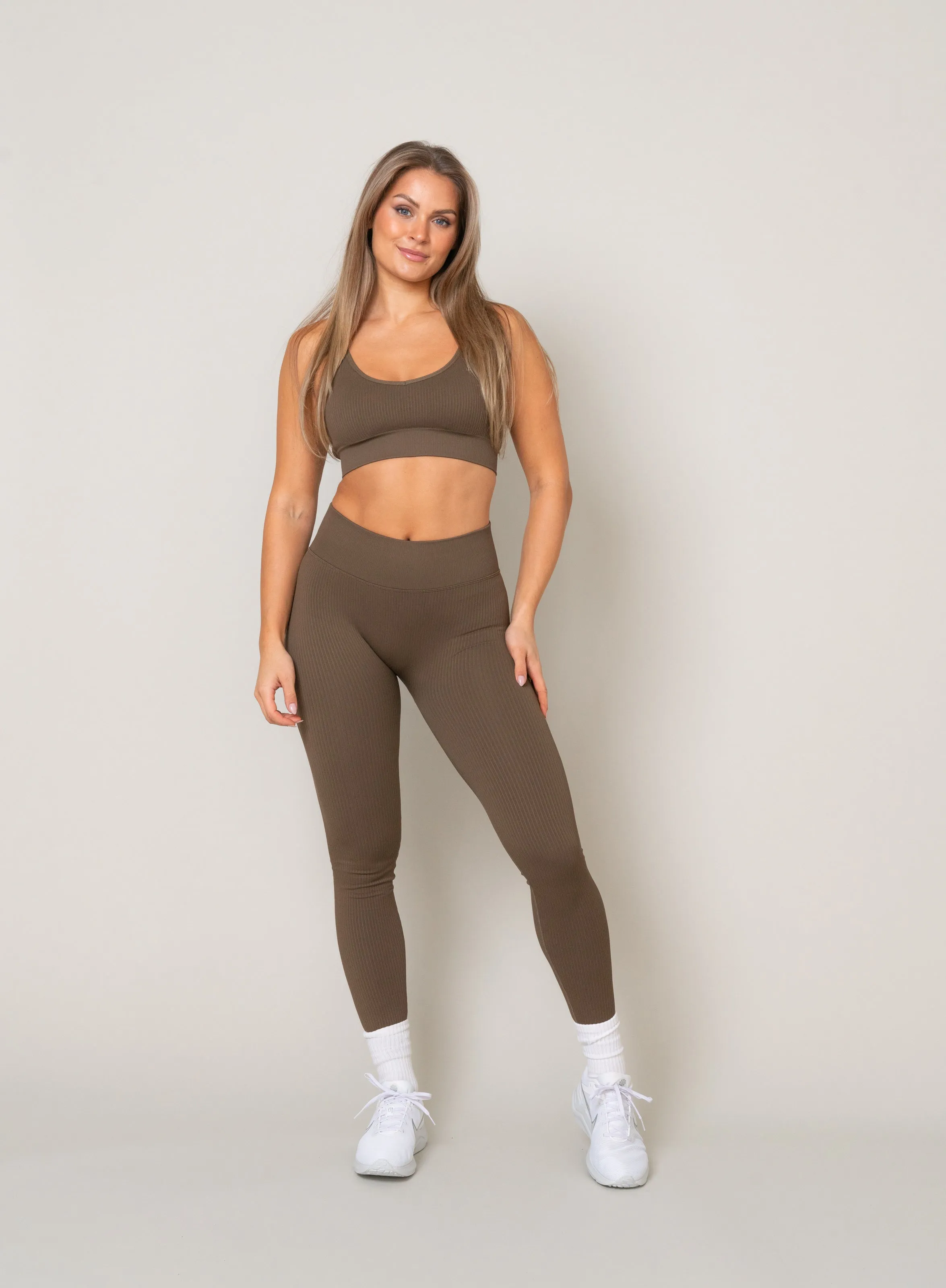 Seamless Scrunch Leggings - Teak