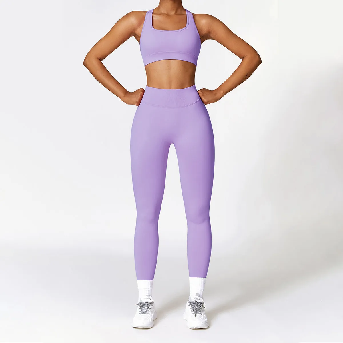 Seamless V Back Butt Lifting Sport Leggings