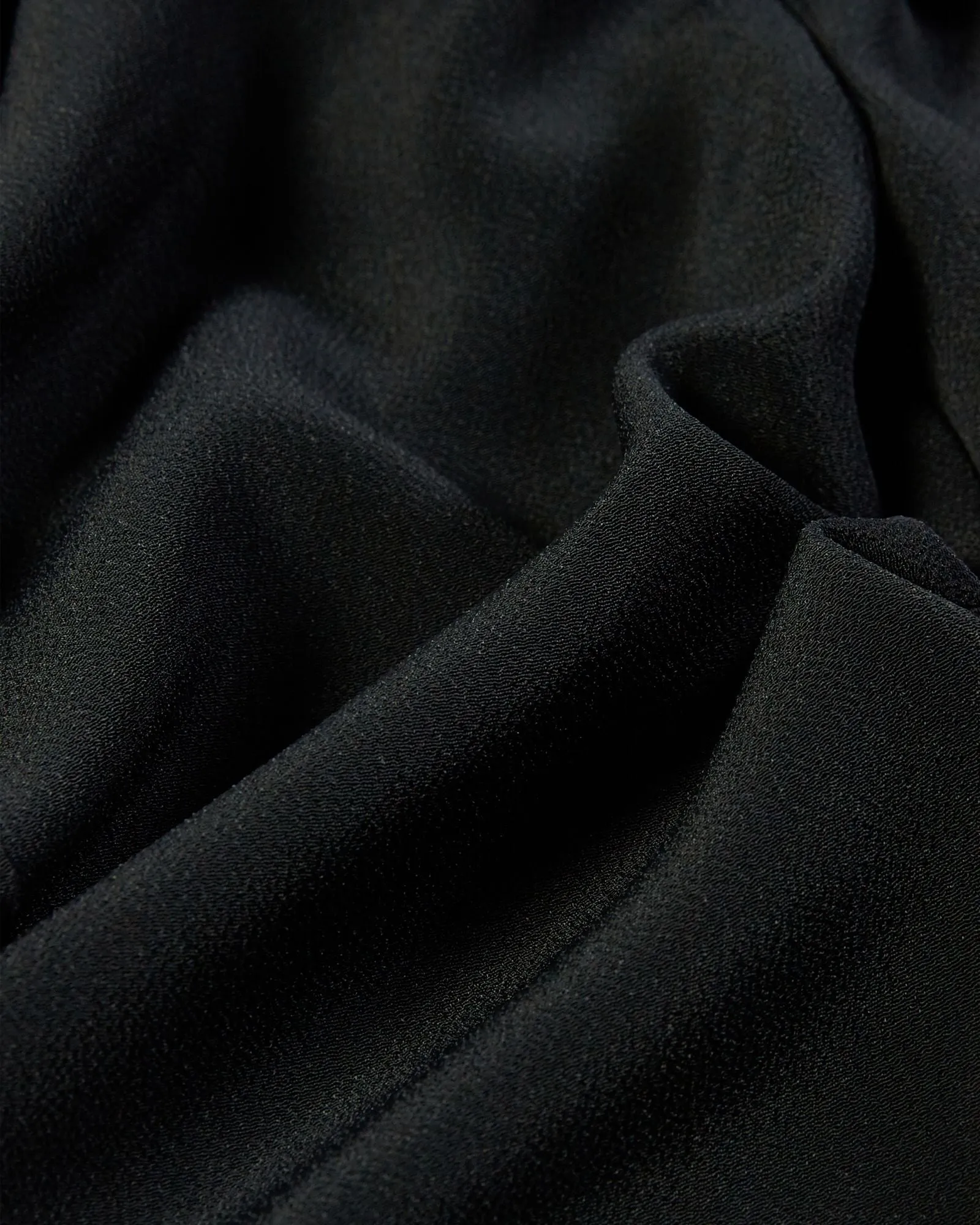 Silk and acetate crêpe de chine trousers