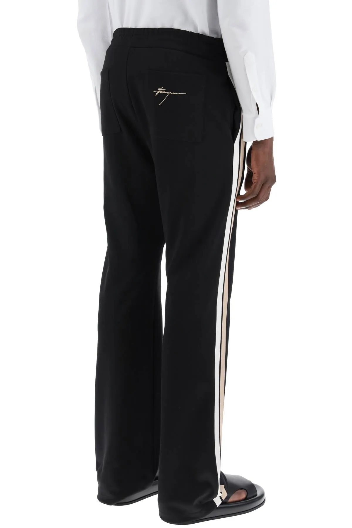 SPORTY PANTS WITH SIDE STRIPES
