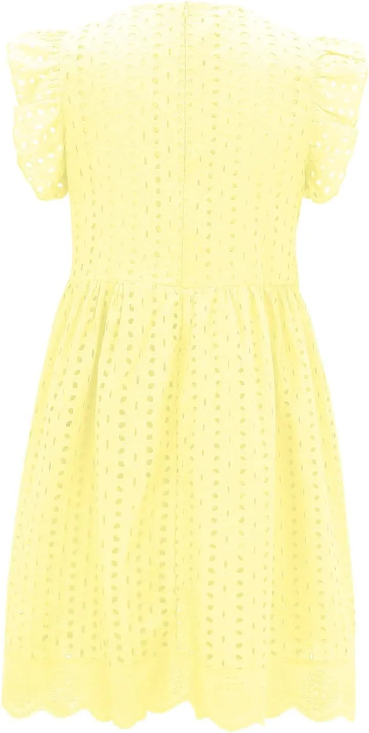 Summer Dresses for Women 2024 Casual Sleeveless V Neck Ruffle Beach Vacation Sundresses Cute Flowy Mini Dress