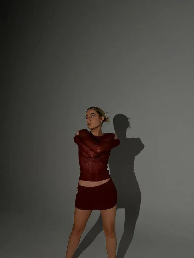 Tankair Studio - Lotus Mini Skirt in Tamarind
