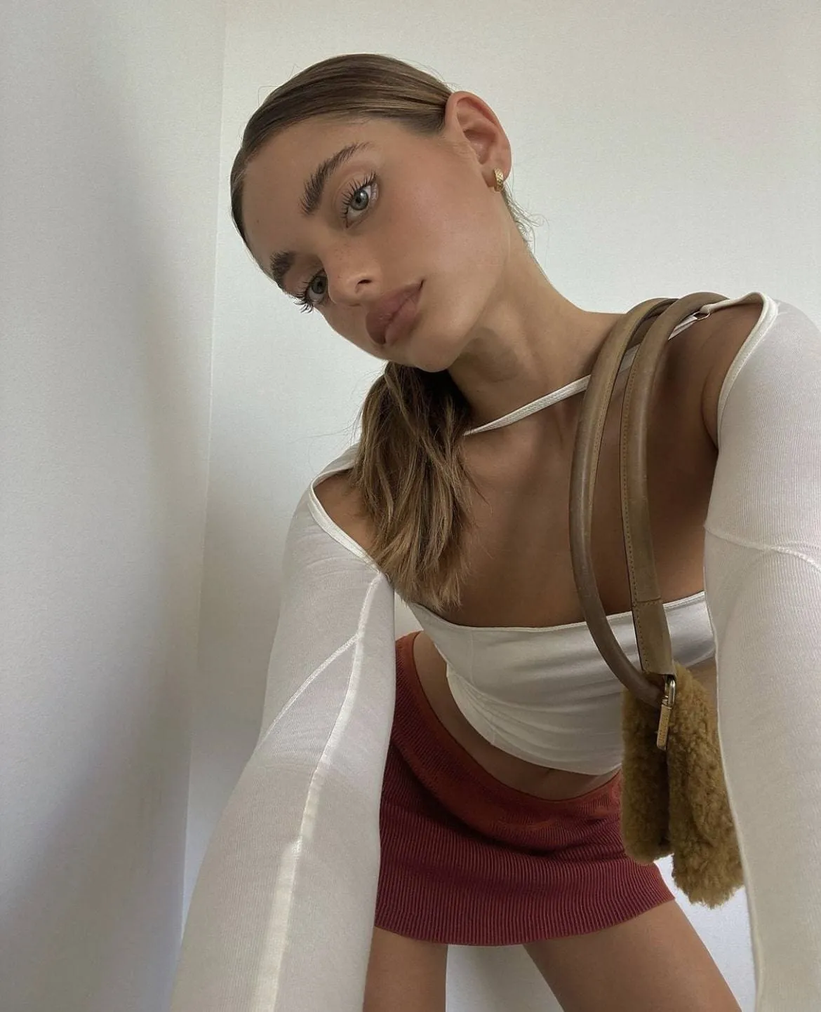 Tankair Studio - Lotus Mini Skirt in Tamarind