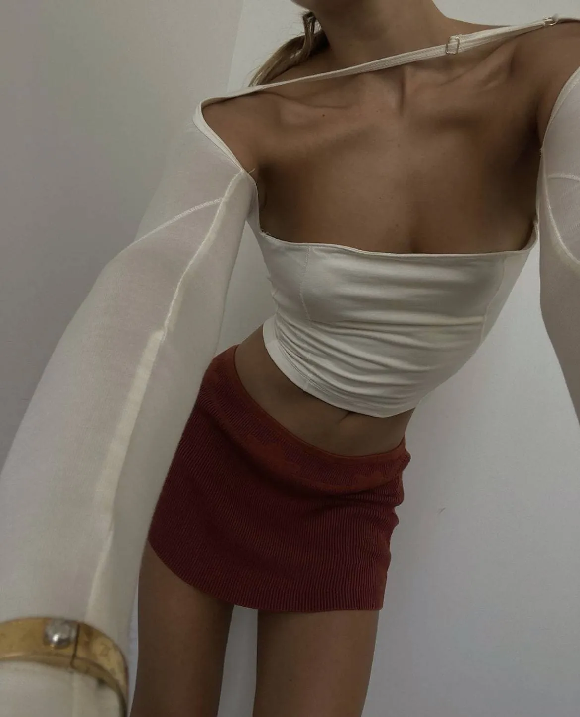 Tankair Studio - Lotus Mini Skirt in Tamarind