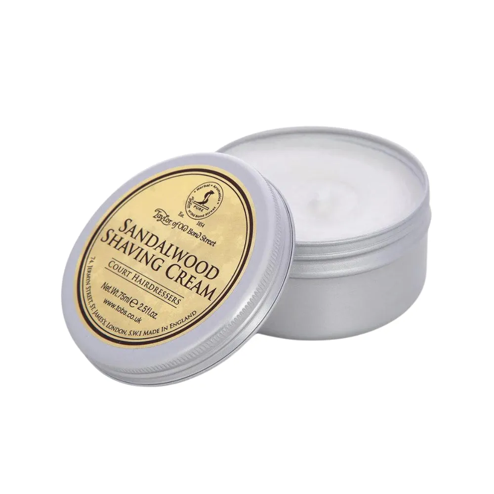 Taylor of Old Bond Street Sandalwood Shaving Cream 75ml