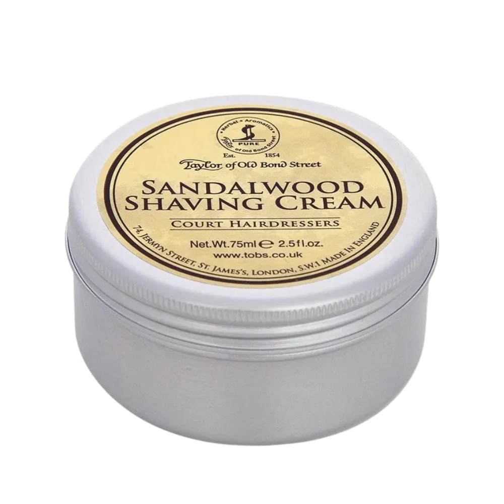 Taylor of Old Bond Street Sandalwood Shaving Cream 75ml