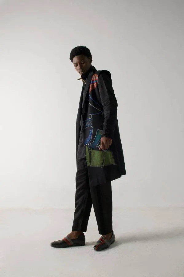 Texture-D Jacket Set