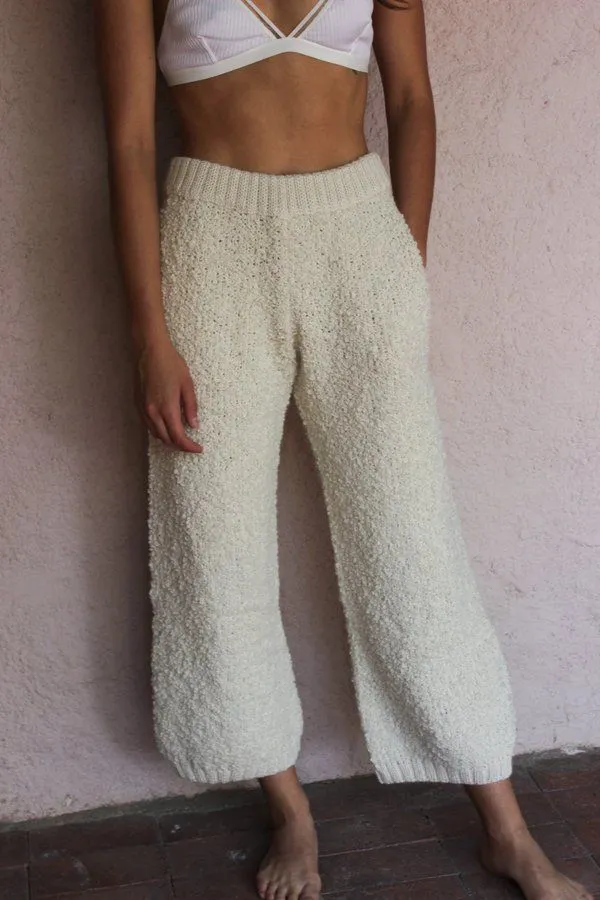 Textured Trouser Cream
