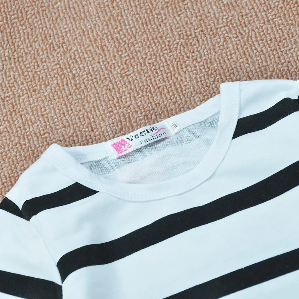 Toddler Girls Striped Long Sleeve Top & Pants Baby Girl Wholesale