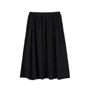 Twirl Ribbed Skirt | Black