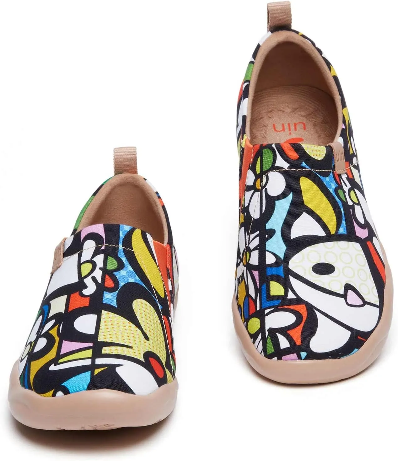 UIN Women's Art Travel Shoes Slip On Casual Cozy Loafers Lightweight Comfort Fashion Sneaker Toledo 