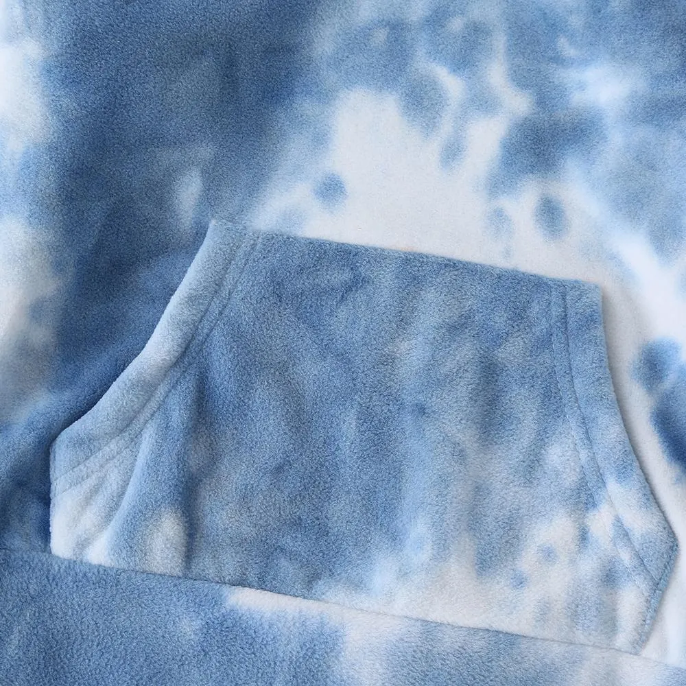 Unisex Hooded Long-sleeve Tie Dye Top & Pants Kids Clothing Suppliers