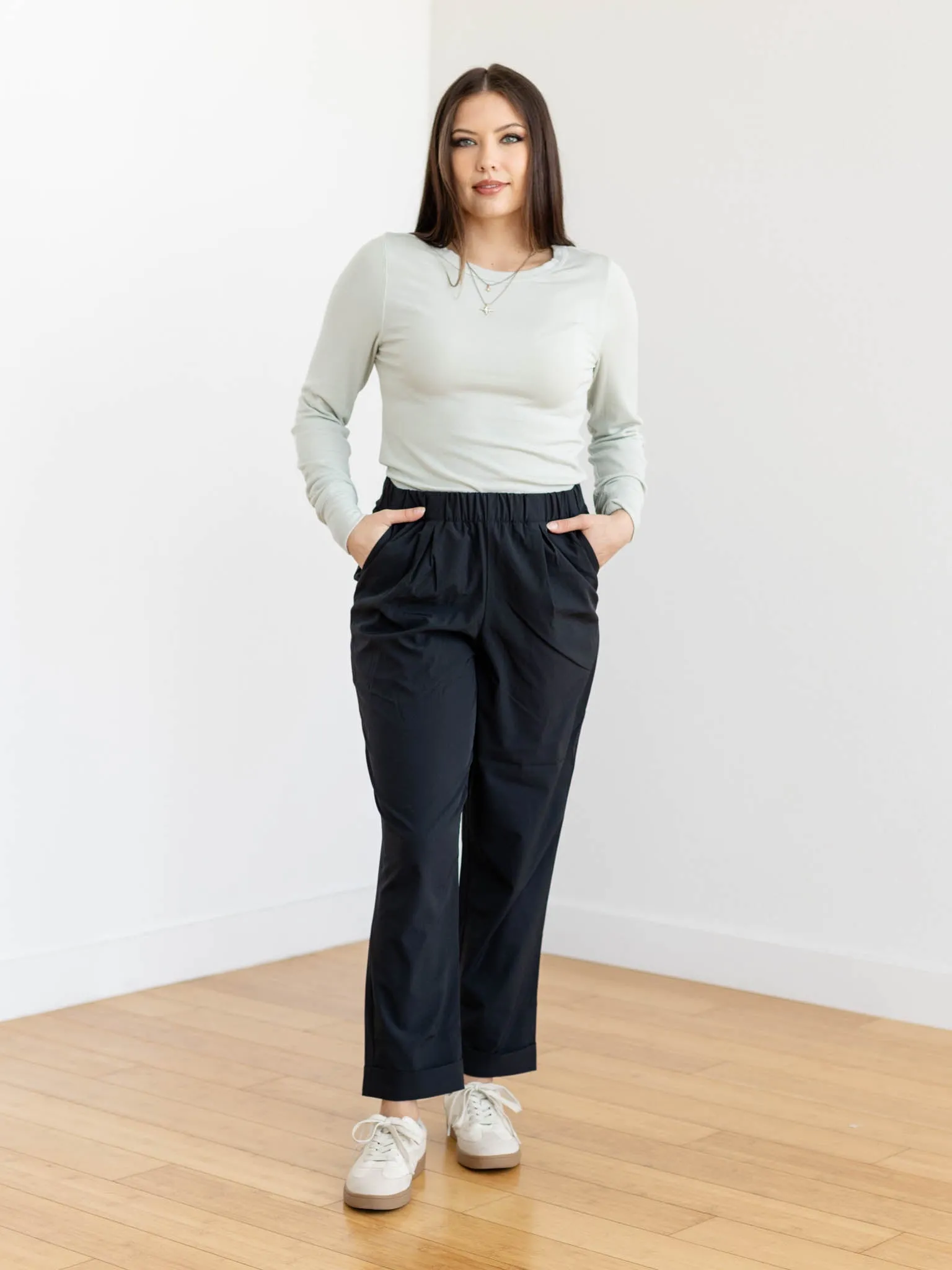 VARLEY Alana Slim Tapered Cuff Pant 27"