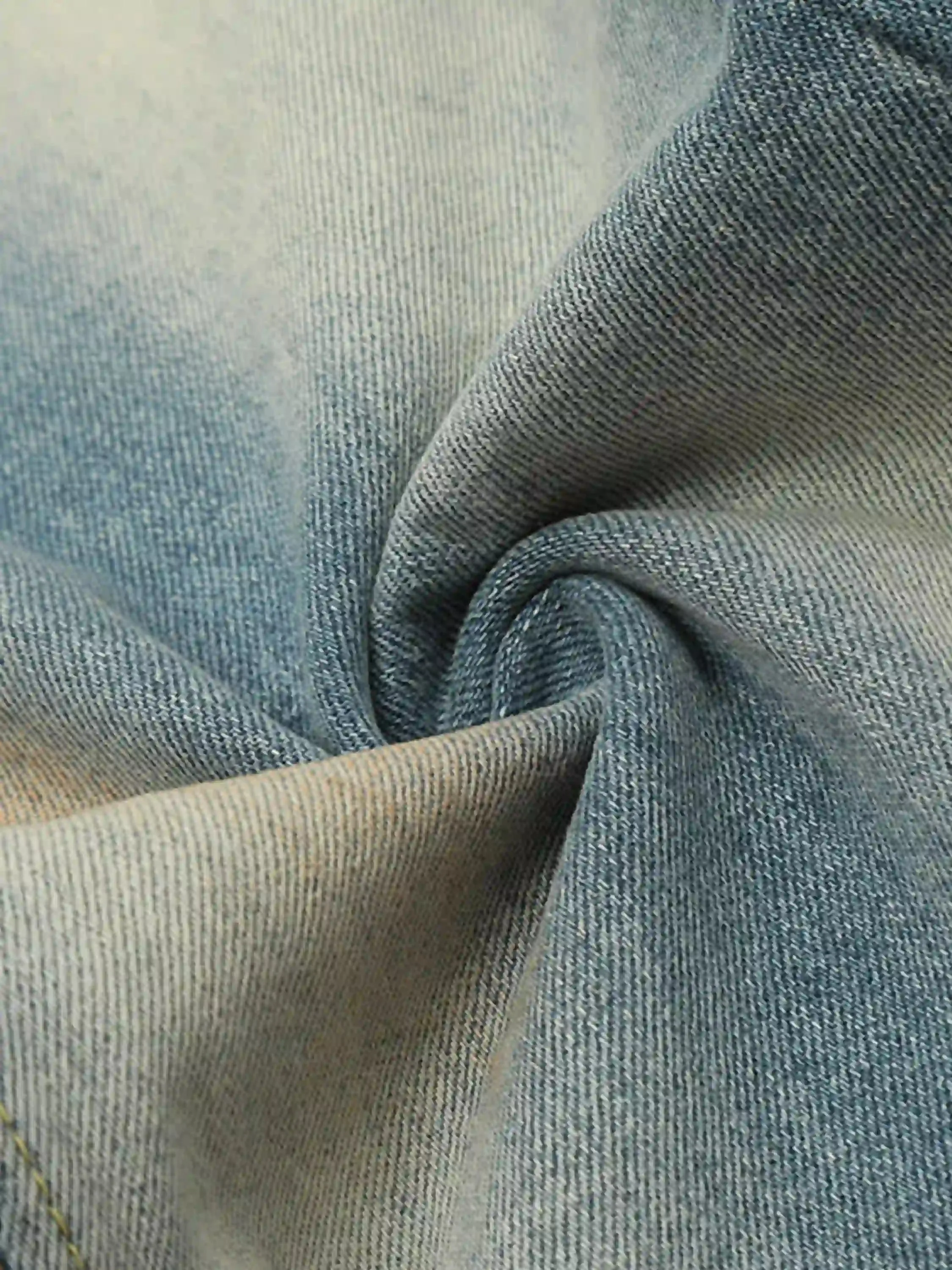 Vintage Distressed Dyed Straight Jeans
