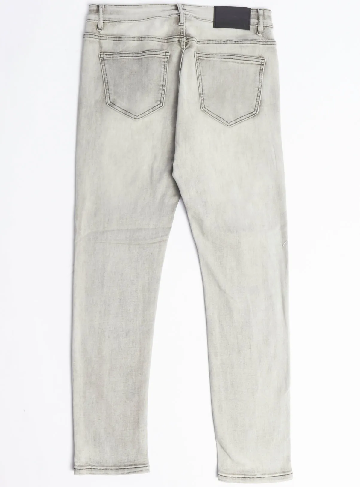 Waimea Jeans - Skinny Rip And Repair - Grey Wash - M5731DA
