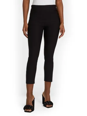 Whitney High-Waisted Pull-On Slim-Leg Capri Pant