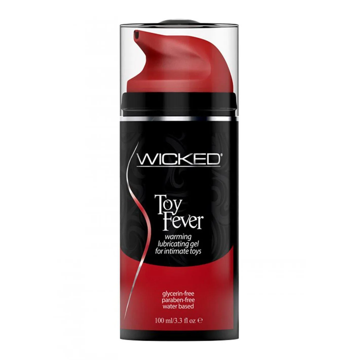 Wicked Toy Fever Warming Lubricating Gel Water Based for Intimate Toys 3.3 Ounce