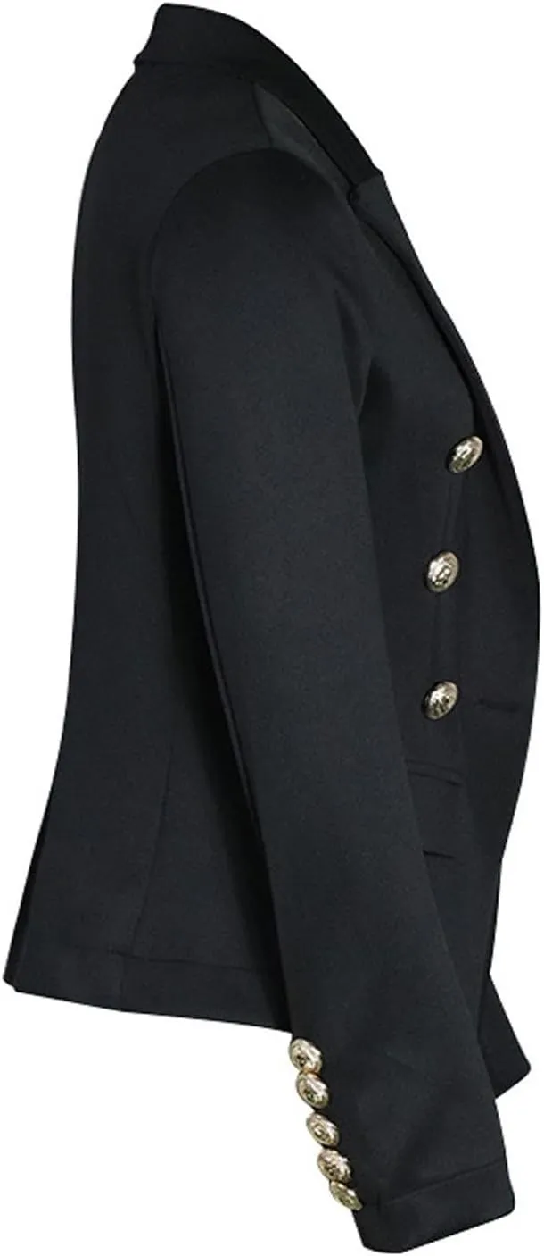 Womens Blazer Fashion Casual 2024 Office Work Button Jackets Long Sleeve Open Front Loose Lightweight Blazers