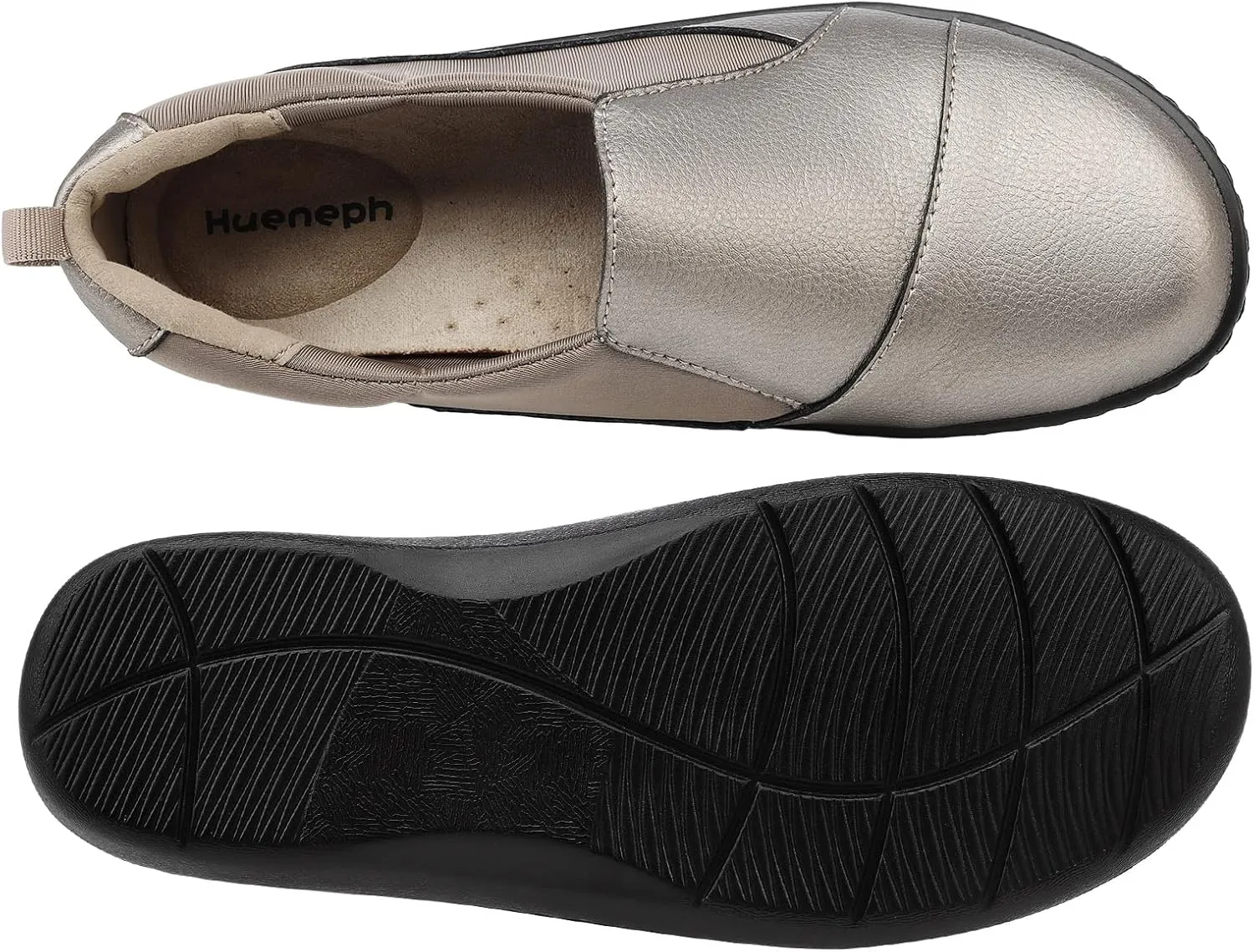 Women's Comfort Leather Loafers Cute Casual Slip On Lightweight Walking Flats Everyday Work Shoes