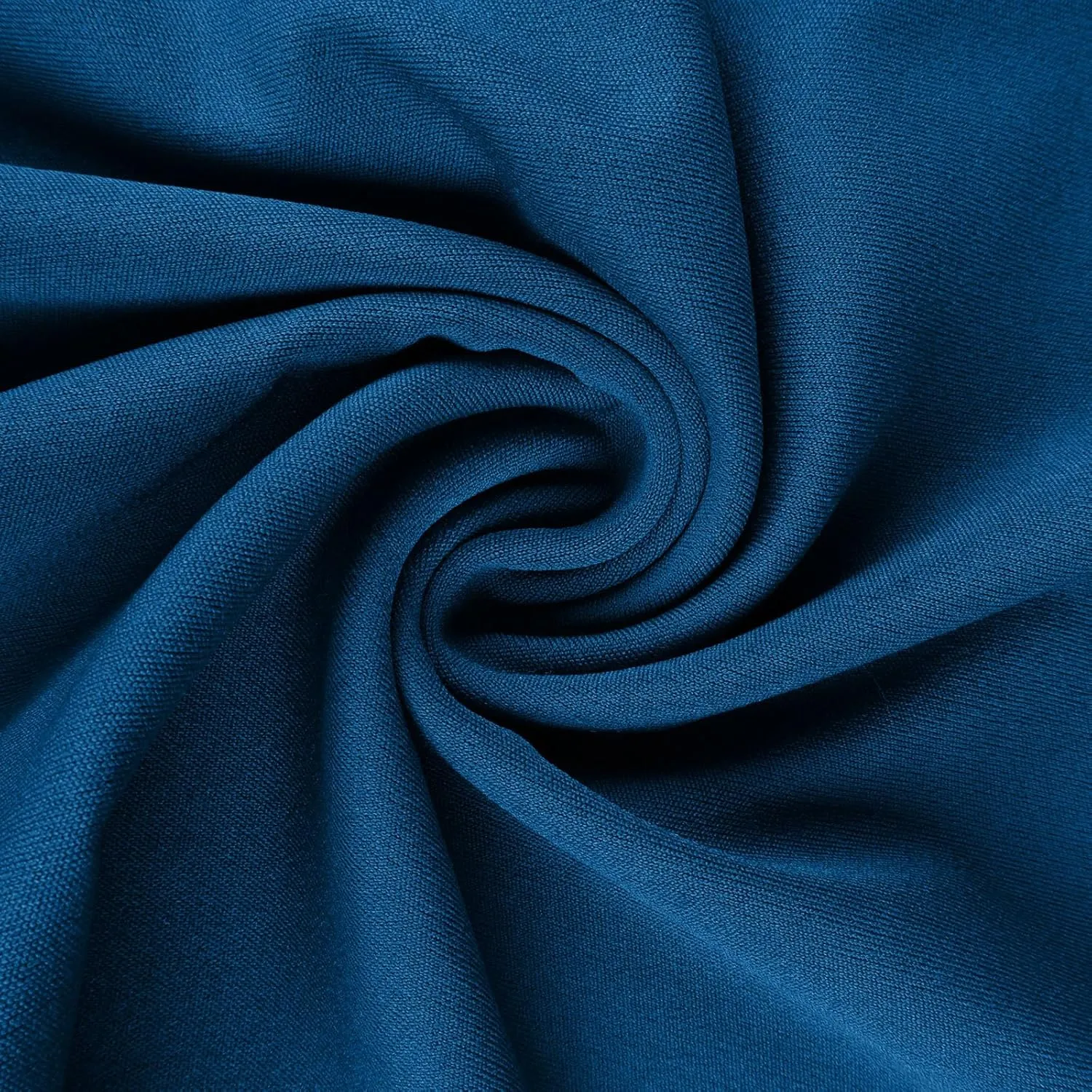 Women's Solid Color Office Work Pencil Skirt Stretch High Waist Below Knee Bodycon Hugging Skirts for Business Casual